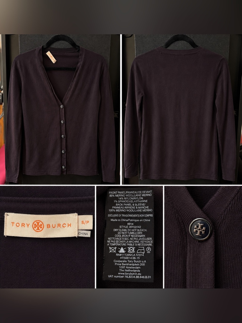 Tory Burch Cardigan navy Size Small